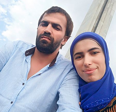 Вазир Базанаев с женой Эльмирой