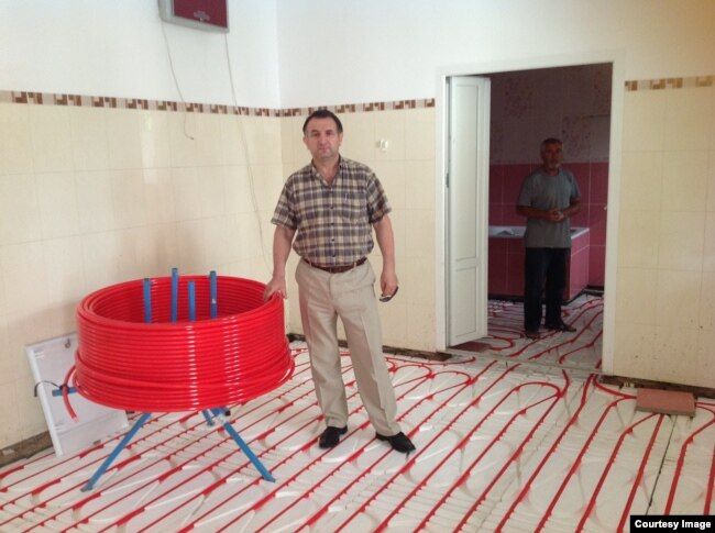 Элбиев на работе